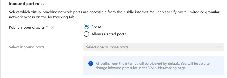 inbound ports